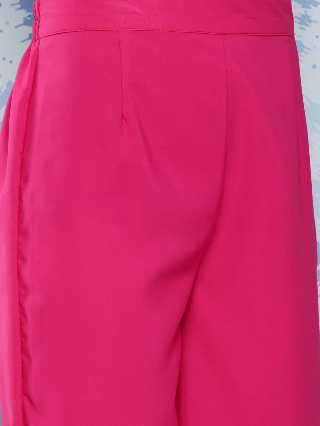 InWeave Women's Pink Fuchsia Japanese Art Strappy Set - Swadesiicart
