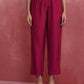 trueBrowns Pink Viscose Silk Kurta Co-ord Set - Swadesiicart