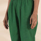 trueBrowns Green Cotton Dobby Kurta Pant Set | Swadesiicart