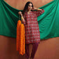 trueBrowns Beige Mandala Print Kurta Co-ord Set - Swadesiicart