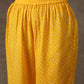 trueBrowns Yellow Bandhani Flare Printed Silk Co-Ord Set - Swadesiicart
