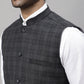 Even Apparels Men's Grey Nehru Jacket With Welt Pockets | Swadesiicart