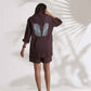 trueBrowns Cola Cotton Print Jacket & Short Co-ord Set - Swadesiicart