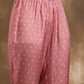 trueBrowns Light Mauve Bandhani Printed Silk Kurta Pant Set | Swadesiicart