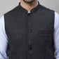 Even Apparels Men's Grey Pure Wool Nehru Jacket | Swadesiicart