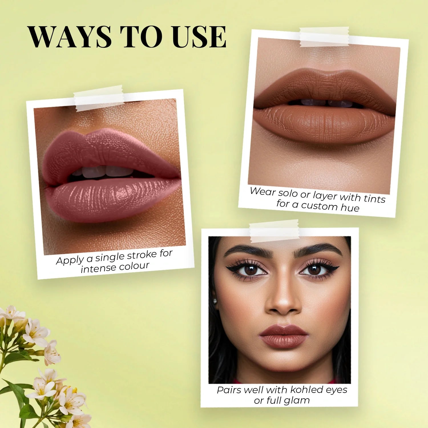 Herb Enriched Matte Liquid Lipstick Kit- Set of 5