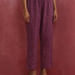 trueBrowns Cola Cotton Dobby Pleated Kurta Set | Swadesiicart