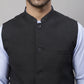 Even Apparels Men's Grey Nehru Jacket With Welt Pockets | Swadesiicart