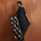 trueBrowns Black Metallic Ready To Wear Saree | Swadesiicart
