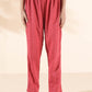 trueBrowns Pink Cotton Dobby Co-ord Set - Swadesiicart