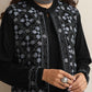 trueBrowns Black Kashmiri Woollen Jacket 3pc Set | Swadesiicart