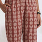 trueBrowns Green Cotton Print HighSlit Kurta Set | Swadesiicart