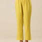 trueBrowns Lime Slub Texture Relax Fit Co-Ord Set - Swadesiicart