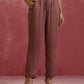 trueBrowns Brown Modal Anarkali Kurta Set | Swadesiicart