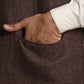 Even Apparels Men's Brown Mandarin Collar Waistcoat | Swadesiicart