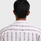 Xkind White Stripes Regular Fit Shirt | Swadesiicart