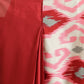 trueBrowns Maroon Grey Muslin Ikat Saree | Swadesiicart