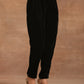 trueBrowns Black Velvet Solid Co-ord Set - Swadesiicart