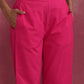 trueBrowns Pink Cotton Dobby Co-ord set - Swadesiicart