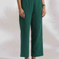 trueBrowns Green Cotton Co-ord Set - Swadesiicart