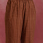trueBrowns Brown Cotton Dobby Kurta Co-ord set - Swadesiicart