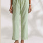 trueBrowns Green Cotton Floral Embroidered Co-ord Set - Swadesiicart