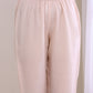 trueBrowns Pink Slub Relaxed Fit Co-Ord Set - Swadesiicart