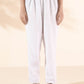 trueBrowns White Cotton Relaxed Co-ord Set - Swadesiicart