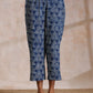 trueBrowns Indigo Dabu Overall Print Cotton Baggy Sleeve Co-Ord Set - Swadesiicart