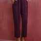 trueBrowns Purple Modal Kurta Co-ord Set - Swadesiicart