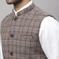 Even Apparels Men's Beige Pure Wool Nehru Jacket | Swadesiicart