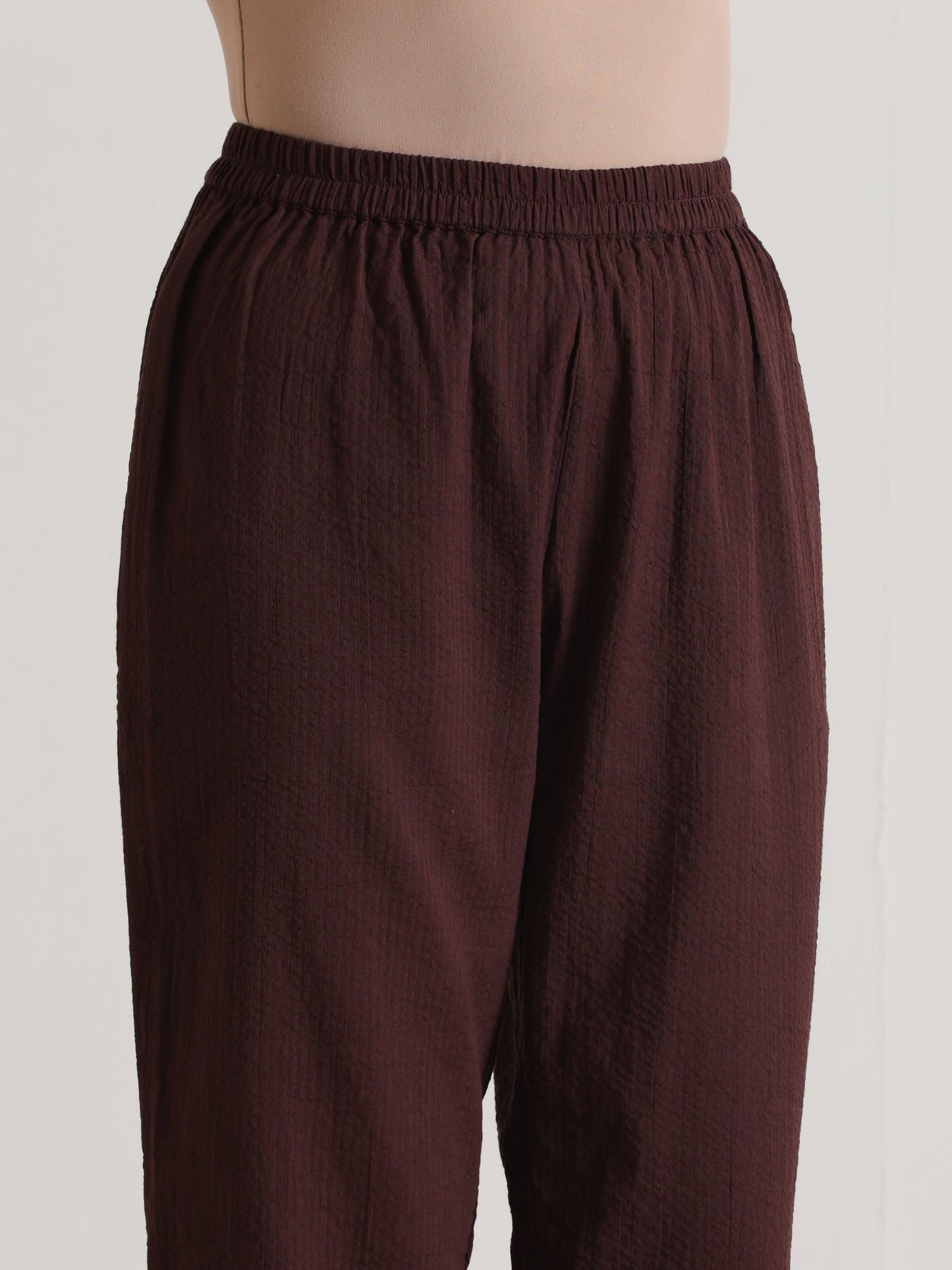 trueBrowns Cola Brown Relaxed Fit Co-Ord Set - Swadesiicart