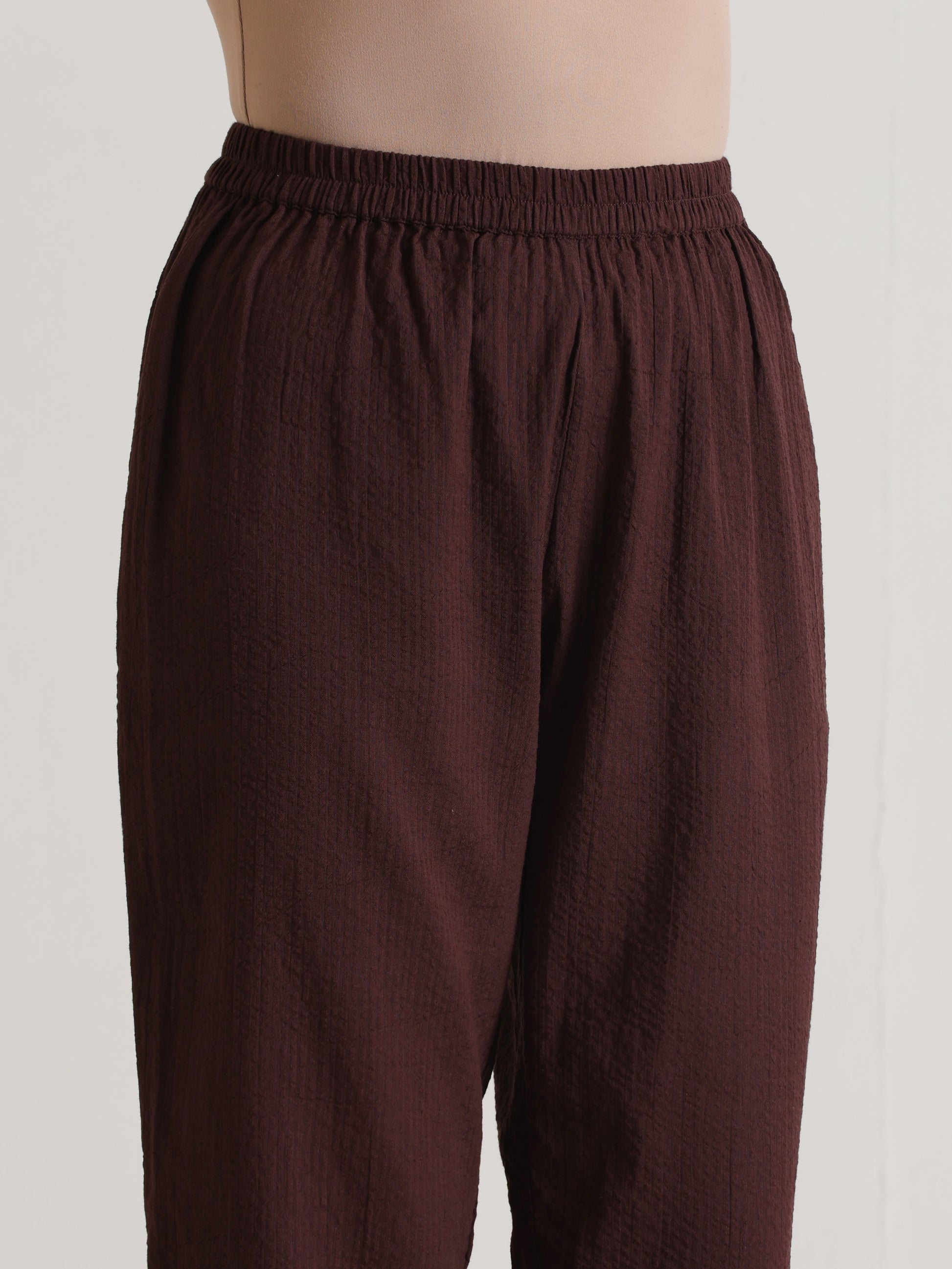 trueBrowns Cola Brown Relaxed Fit Co-Ord Set - Swadesiicart