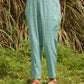 trueBrowns Light Blue Cotton Dobby Relaxed Co-ord Set - Swadesiicart