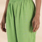 trueBrowns Green Cotton Dobby Short Co-ord Set - Swadesiicart