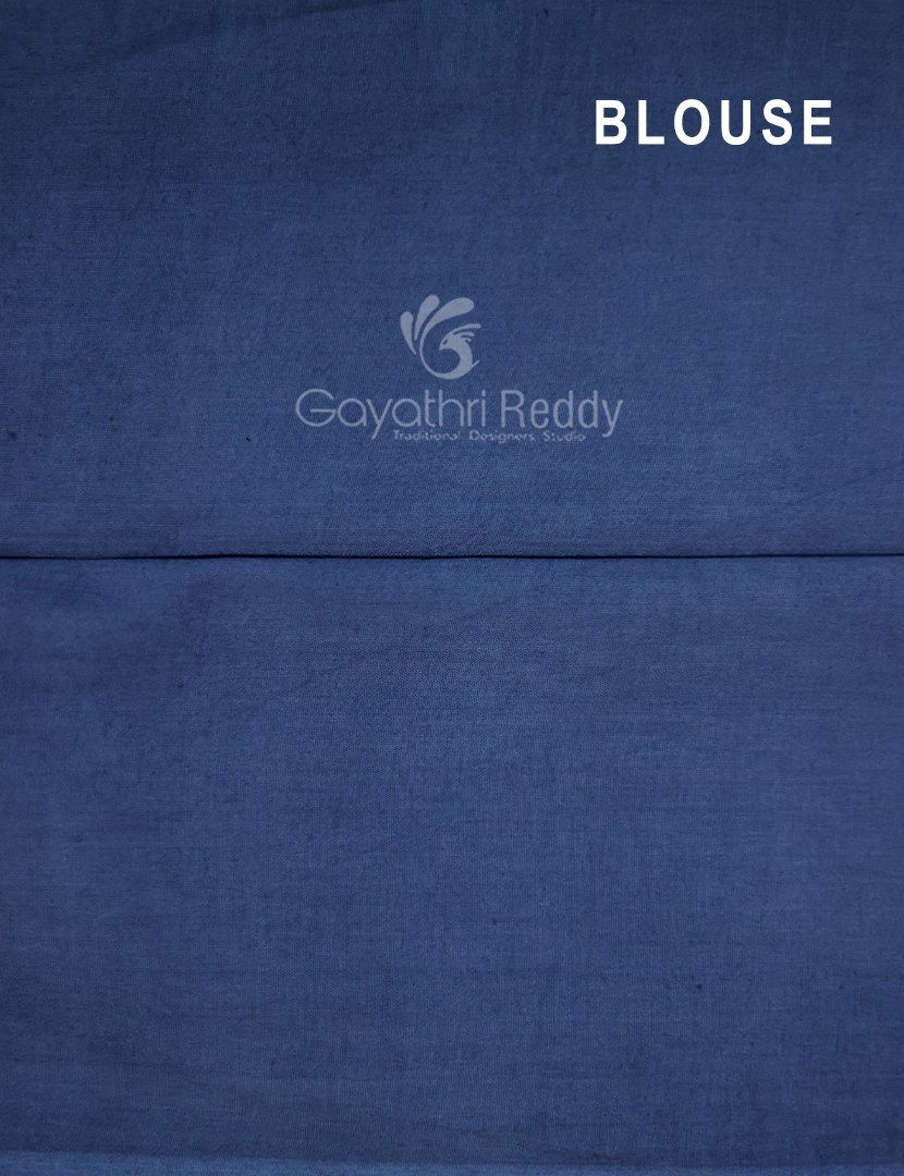Shades of Black And Grey With Kalamkari Print Munga Cotton Saree By Gayathri Reddy Designer Studio | Swadesiicart