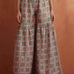trueBrowns Off White Geometric Print Sharara Set | Swadesiicart