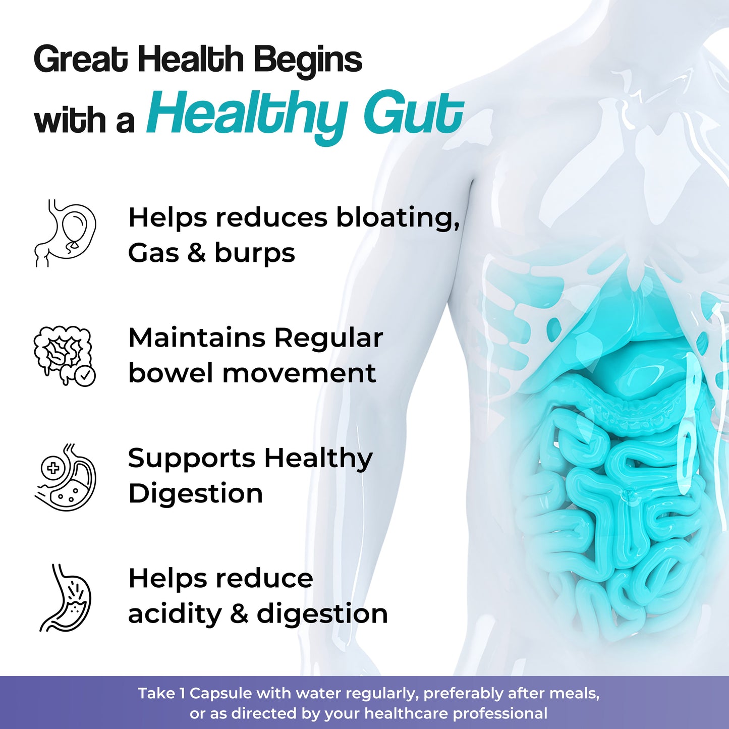 Health Veda Organics Digestive Enzyme Capsules - Swadesiicart