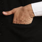 Even Apparels Men's Black Waistcoat with Notched Lapel | Swadesiicart
