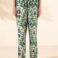 trueBrowns Green Cotton Ikat Relaxed Co-ord Set - Swadesiicart