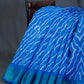Shades of Blue with Lehariya Design Semi Chanderi Saree By Gayathri Reddy Designer Studio | Swadesiicart