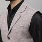 Even Apparels Men's Cream Pure Wool Nehru Jacket | Swadesiicart