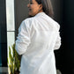 trueBrowns White Slub Kurta | Swadesiicart