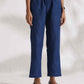 trueBrowns Blue Slub Co-ord Set - Swadesiicart