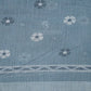 Shades of Light Ash Grey Colour Floral Print Semi Chanderi Saree By Gayathri Reddy Designer Studio | Swadesiicart
