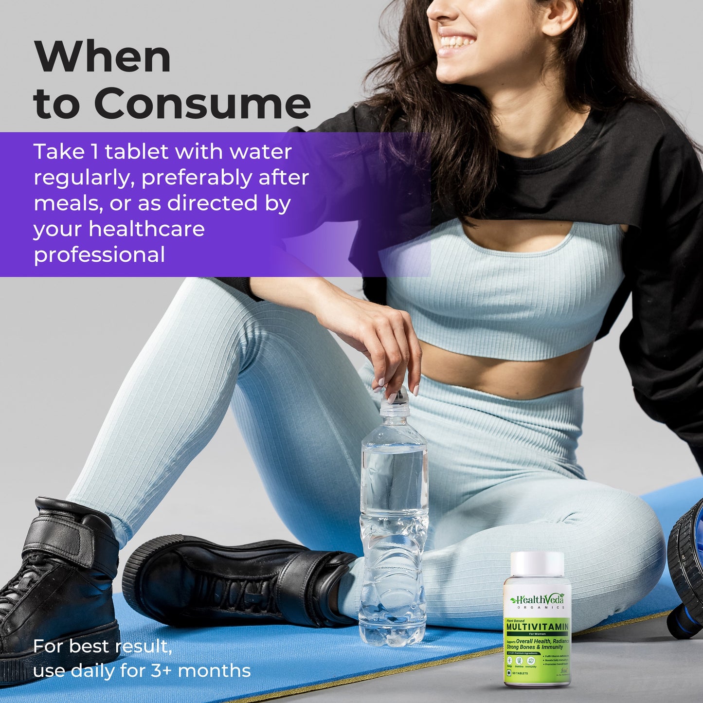 Health Veda Organics Multivitamin for Women Tablets For Women | Swadesiicart