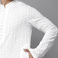 Fabmade Elegant Chikankari Embroidered Straight Kurta With Pyjama | Swadesiicart