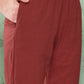 InWeave Women's Long Kurta Set Rust Ajrakh With Green Ajrakh Dupatta - Swadesiicart