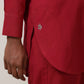 trueBrowns Maroon Cotton Linen Co-Ord Set - Swadesiicart