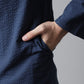 Even Apparels Blue Solid Kurta With Band Collar | Swadesiicart